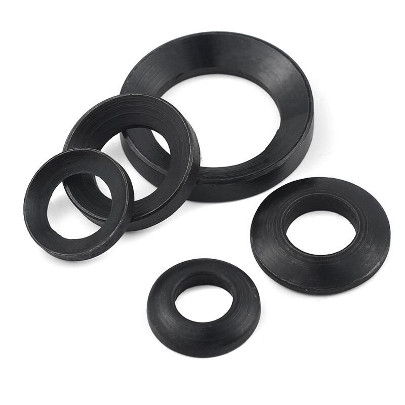 Jinggong black GB849 spherical washer and GB850 conical washer concave and convex gasket 6-64 64 (1 set)