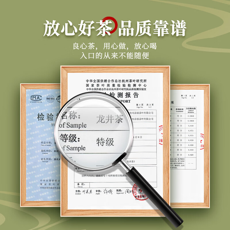 The first Jiangnan Green Tea Longjing Special Grade 200g New Tea Mingqian Tea Gift Box Canned Spring Tea Buds High-end Gifts