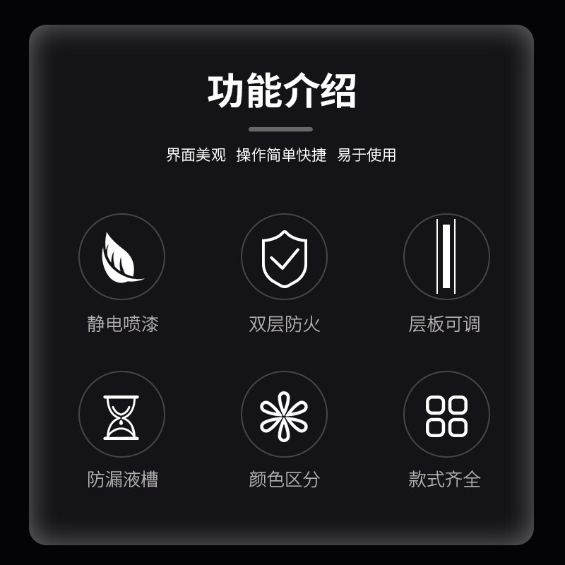 KINKOCCL industrial explosion-proof cabinet chemical safety cabinet storage cabinet fire-proof hazardous chemicals storage cabinet weak acid and weak alkali cabinet flammable and explosive dangerous goods cabinet 22 gallons red