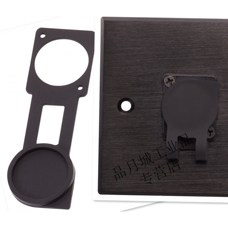 D-type panel fixed pass-through module RJ45 network cable data signal docking connector network interface female socket silver DS-RJ45-CAT6A super category six female socket