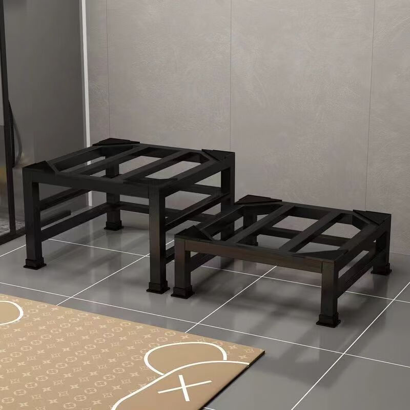 Universal washing machine base bracket refrigerator dishwasher plus elevated shelf bracket universal iron storage rack increased shelf white thickened length 50*width 50*height 20 cm