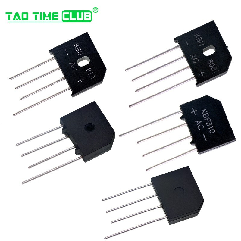 KBP310 bridge rectifier stack 307/206 KBU810/KBL608 /1000V flat bridge rectifier 2A3A4 KBP307 bridge stack 3A 700V (10 pieces)