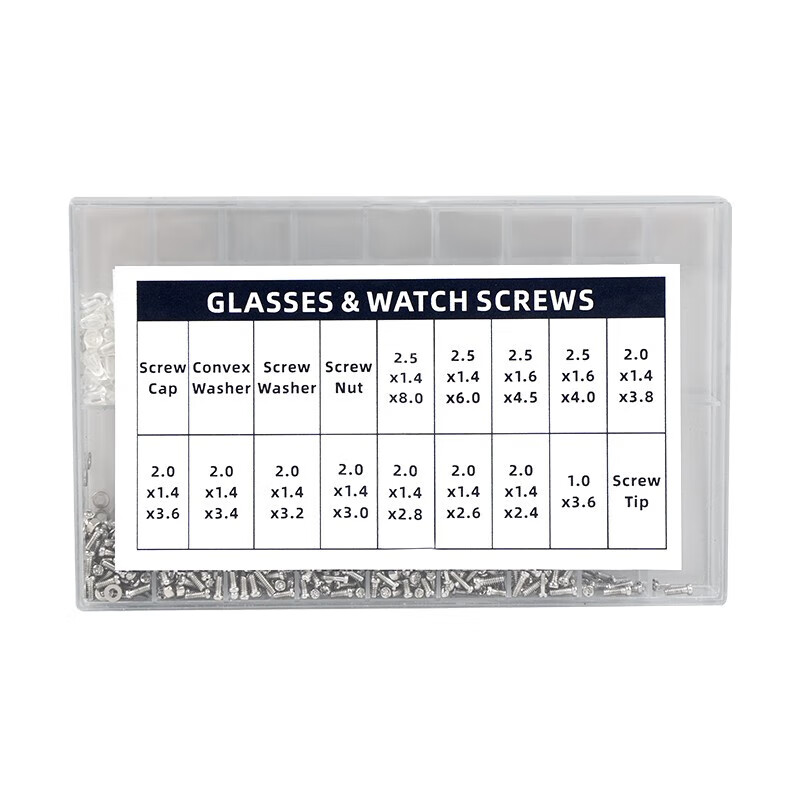 Wenzhi stainless steel precision small screw set watch glasses digital computer micro small flat head thin screws
