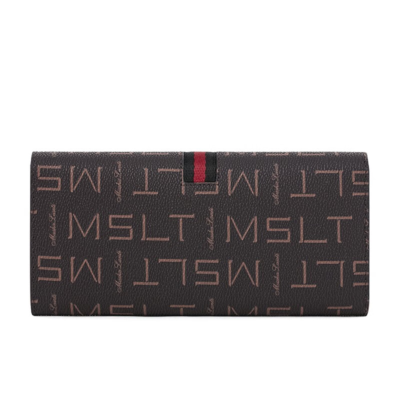 MashaLanti (MashaLanti) Women's Wallet 2025 New Hand-held Card Holder Women's Coin Purse Light Luxury Mom Bag Birthday Gift for Girlfriend Brown-New Fashion Model Brown Lining