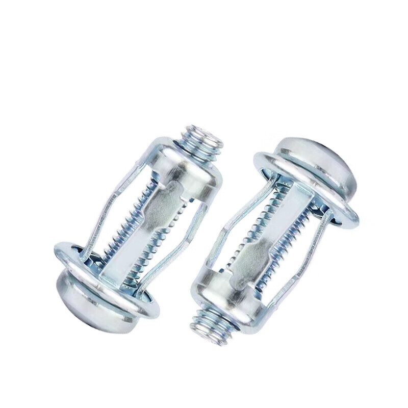 MieLanat He Jiangong petal nut expansion screw aluminum alloy steel pipe hollow iron license plate fixed lantern rivet expansion M4*20 petal nut