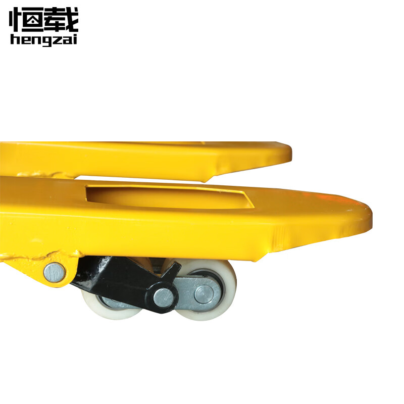 Constant load manual ground cow 2 tons hydraulic pallet handling forklift, outer width 685, fork length 1220mm, nylon wheel