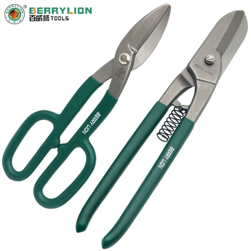 Budweiser Lion scissors German-style heavy-duty stainless steel plate scissors American-style industrial-grade cold-rolled iron plate powerful scissors German-style iron scissors (14 inches)/single pair