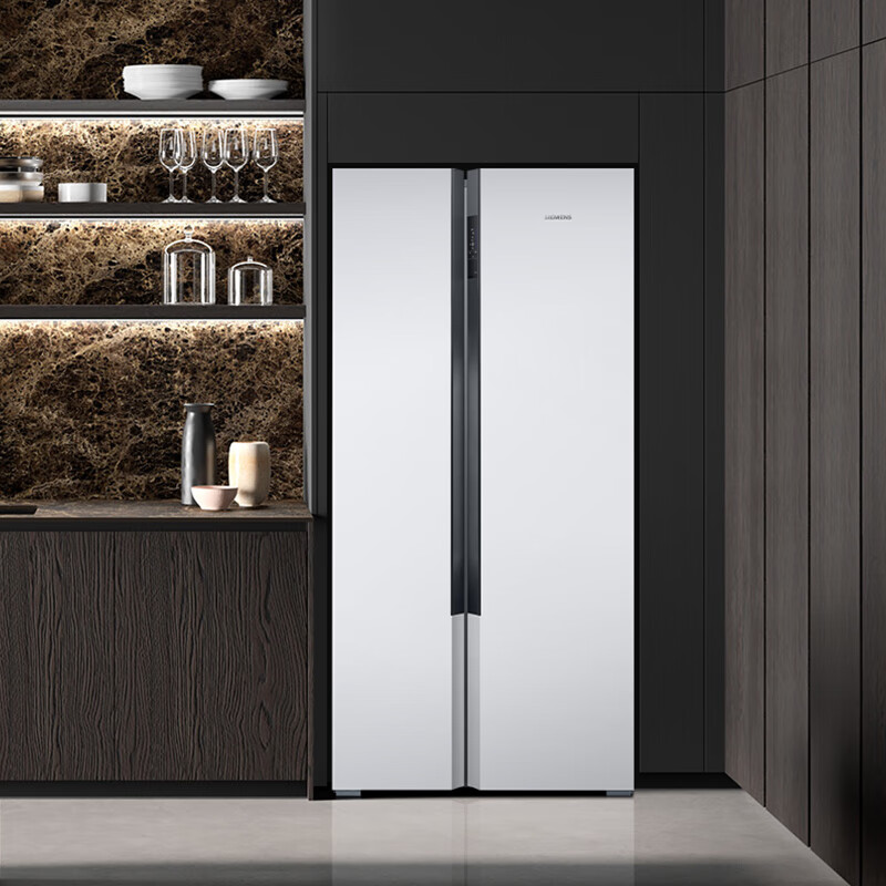 SIEMENS 637-liter large-capacity double-door double-door precision-controlled constant-fresh home inverter refrigerator double-door air-cooled frost-free natural fresh storage room independent double cycle KA99V1220C