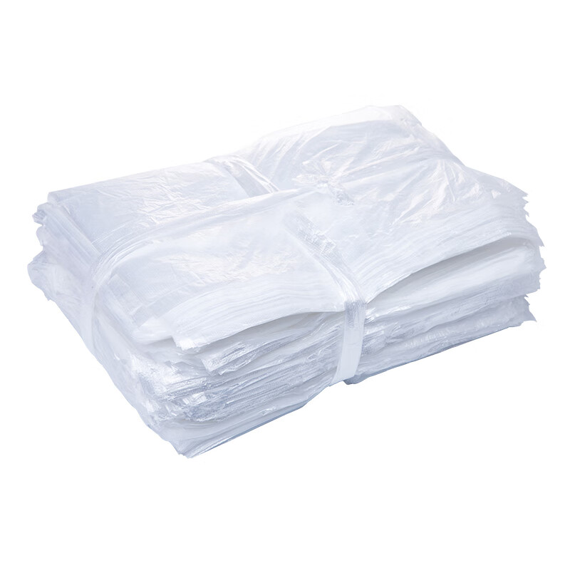 White garbage bag flat mouth hotel room disposable transparent thickened small size 44*46 white 44*46 2.8g thickened 1.6 silk 10 thickened