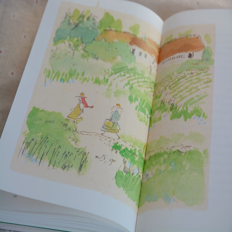 Illustrated Collection of Anno Mitsumasa Anne of Green Gables Japanese artist, world-renowned picture book master Mitsumasa Anno, devoted himself to drawing in his later years Extracurricular reading Reading Extracurricular books 9 years old + children Youth