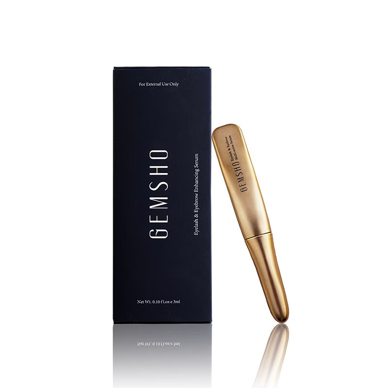 Gemsho American gemsho eyelash beauty eyebrow eyelash serum long thick curling mascara eyebrow nourishing liquid nutrition liquid 1 pack (shoot 2 and get 4) 89% of buyers place an order