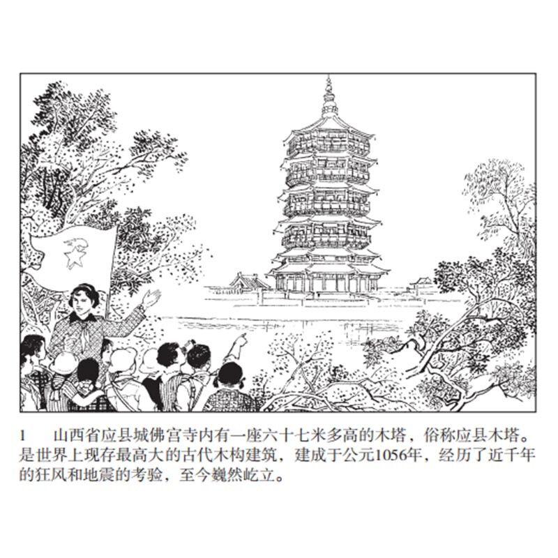 Stories of Chinese Scientists Volume 2, Little People's Books, Comics, People's Art (set of 6 volumes)