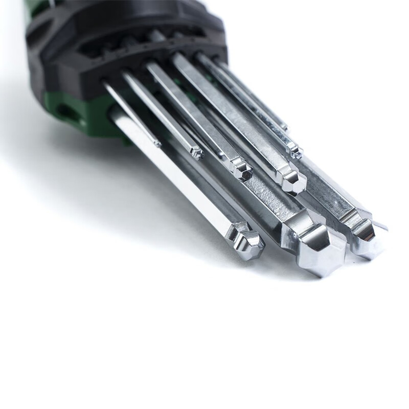 SATA (SATA) Hexagonal wrench set Hexagonal set Hexagonal screwdriver tool 05481-05485 Multiple specifications 9-piece extended ball head hexagonal set 05485