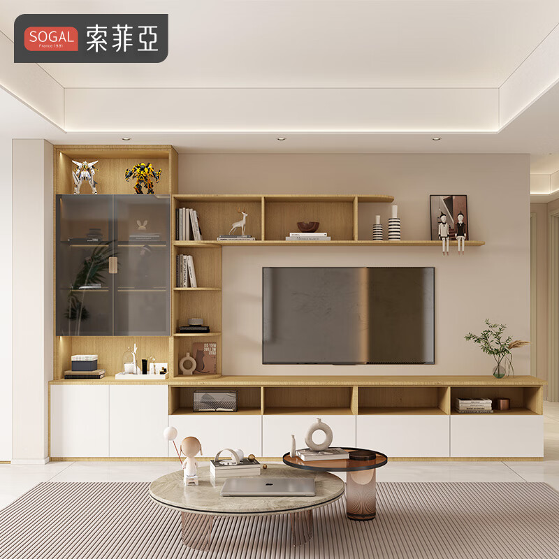 Sofia whole house custom wardrobe furniture package bedroom furniture integrated wardrobe TV cabinet sideboard entrance cabinet shoe cabinet 15 cabinets + 7 meters cabinet