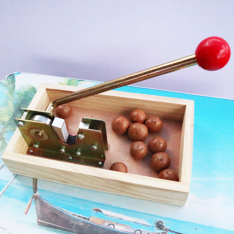 Nut opener artifact walnut macadamia nut fresh raw macadamia nut clip shell opener fruit opener clip new upgraded version adjustable size (yellow model)