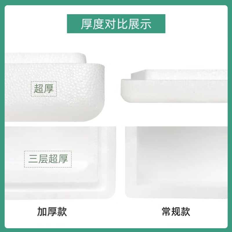Thickened and large-sized high-density postal foam box express special insulated box commercial stall vegetable fresh fruit refrigerated frozen fresh-keeping box carton reference 4-5 catties package 5 No. 6 high-density style