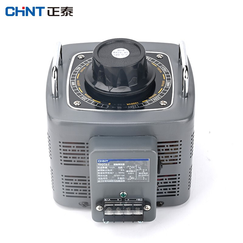 Chint single-phase voltage regulator 1000w input 220v voltage regulator TDGC2 1kva optional 0v-250v