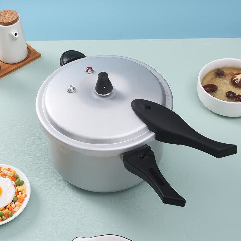 Shuangxi pressure cooker gas induction cooker universal aluminum household straight pressure cooker explosion-proof 24CM/7.0L