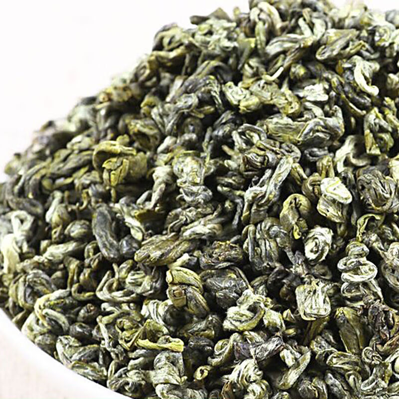 Valerie One Bud and Two Leaves Yunnan Biluochun Green Tea 2024 New Tea Yunnan Biluochun Strong Flavor Green Tea 500g 250g Two Bags October 2023 Tea Pu'er Xiangsnail (Original One Bud and Two Leaves)