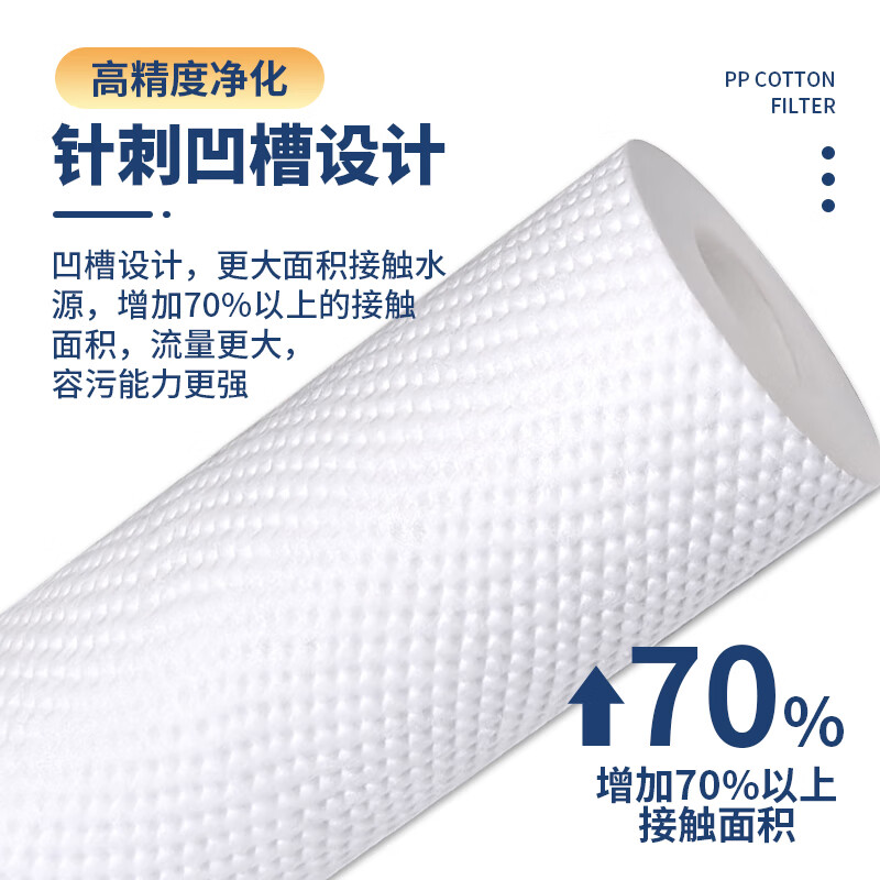 Lelandi universal water purifier 10-inch PP cotton filter element is suitable for all brands. Kitchen front universal filter element 4 pack with wrench L7016