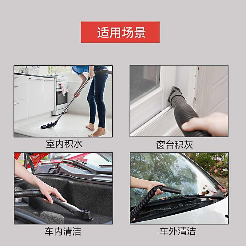 Yili Industrial Grade Vacuum Cleaner Commercial Home Decoration Seamless Dry and Wet Blowing Three-use Car Water Absorbent Dust Collector Large Suction Wired Handheld Bucket Vacuum Cleaner 6263-15L