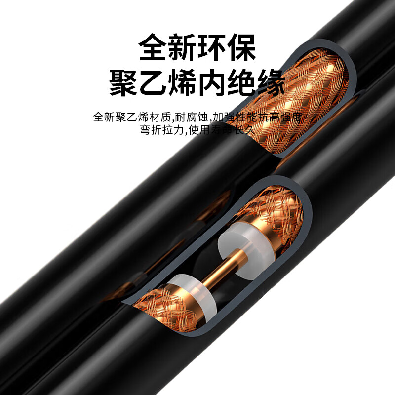 Fengyingzi SMA male to N female RF connection cable 50-3 coaxial feeder antenna extension cable 0.5 meters FYZ-YB010