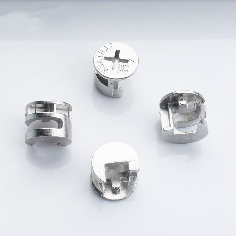 Thickened furniture hardware three-in-one connection piece wardrobe cabinet bed fastener screw eccentric wheel nut assembly accessories