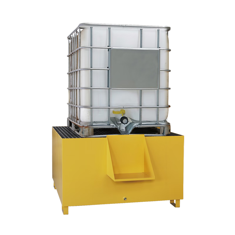 SYSBEL IBC barrel steel leakage pallet SPM112 steel four-barrel leakage pallet mobile steel two-barrel leakage pallet ton barrel pallet SPM112