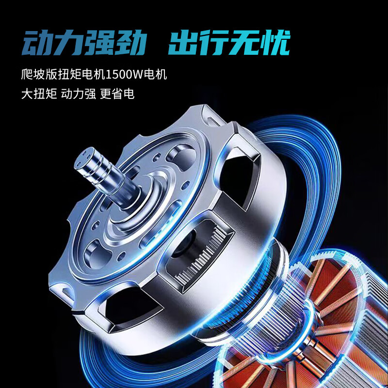 Feiye Property Patrol Electric Vehicle Patrol Battery Vehicle School Joint Defense Community Campus Security Patrol Two-wheel Electric Patrol Climbing Version 60V32A Tianneng Lead-Acid Battery + Front Disc Brake + Patrol Equipment