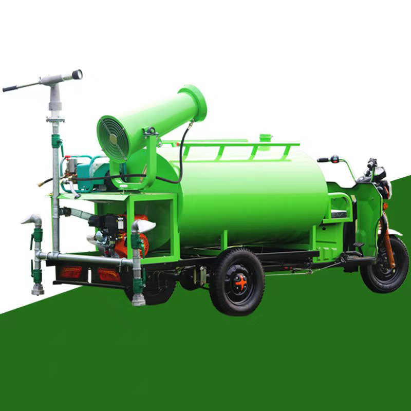 OTHER new energy electric three-wheel sprinkler truck for small environmental protection sanitation and dust removal road cleaning sweep for construction sites Customized and installed non-commodity