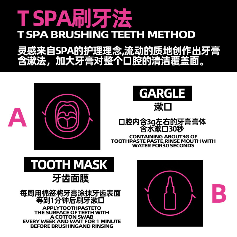 Norbaton Farm French 1.5% pink salt toothpaste whitens bad breath, freshens breath, protects gums, removes yellow teeth, tooth reducing agent ampoule