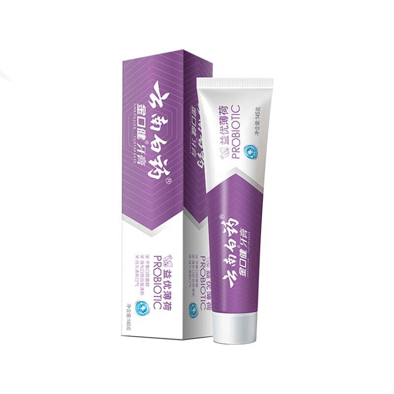 Yunnan Baiyao Jinkoujian Probiotic Toothpaste Fresh Breath Maintenance Oral Refreshing Mint Yiyou Mint Flavored Toothpaste 145g