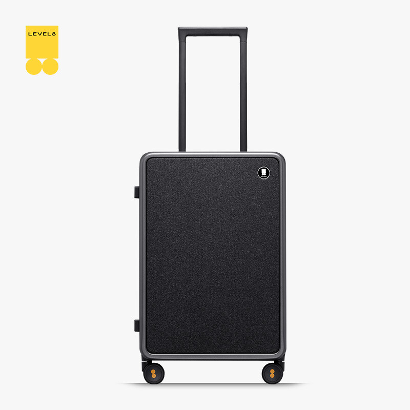 Horizon 8 (LEVEL8) suitcase men's and women's boarding suitcase 20-inch PC cloth splicing trolley case City Pulse Series Storm Gray