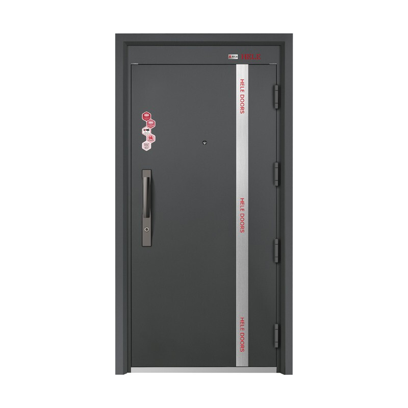 HELE DOORS HELE DOORS Grade A door-Leyun light luxury and simple style anti-theft entry door steel door can be customized 2050*960 single leaf