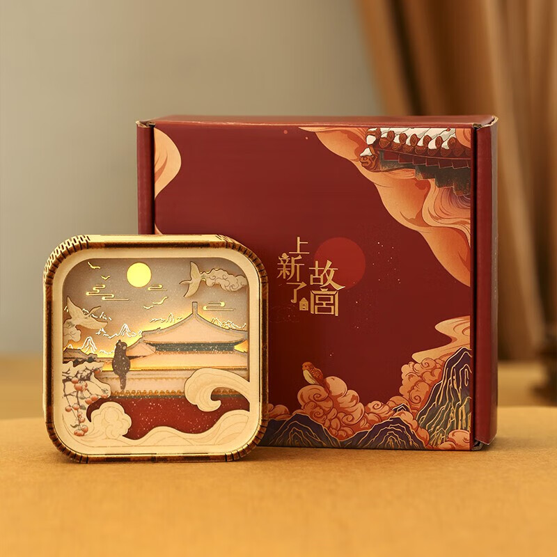 New cultural and creative Forbidden City night light, desktop ornaments, atmosphere decoration, bedside lamp, cultural and creative gifts, birthday gifts for girlfriend