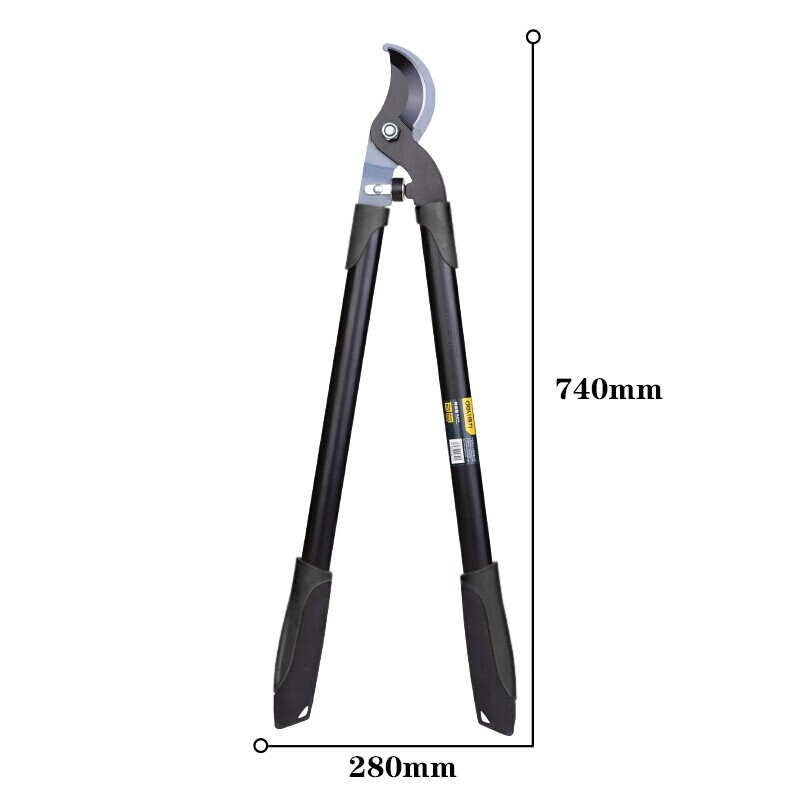 Deli labor-saving pruning shears, extended fruit tree scissors, 26.5-inch thick branch shears, large garden scissors for pruning branches