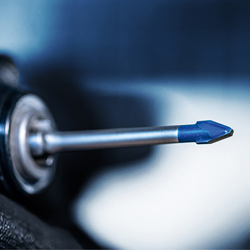 Bosch (BOSCH) small blue arrow hard ceramic tile hexagonal handle drill bit marble floor tile vitrified tile ceramic tile hole opener 6X90 (6mm)