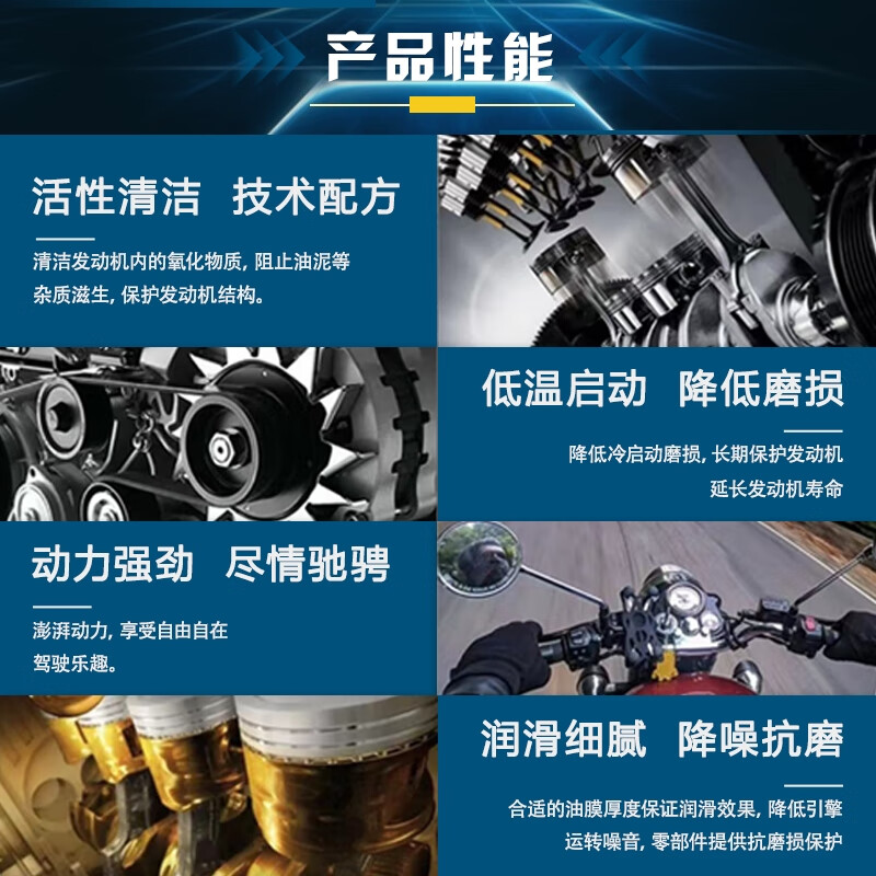 Ed Prince Shell motorcycle oil scooter oil motorcycle lubricant 10w-40 SM grade 1L AX7