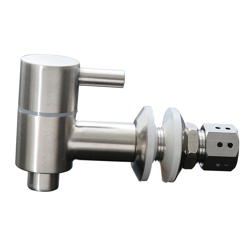 Zhiyao glass wine bottle faucet, stainless steel faucet, ceramic wine jar, copper spout, wine tank, barrel valve switch, new 304 stainless steel faucet 12mm with anti-blocking