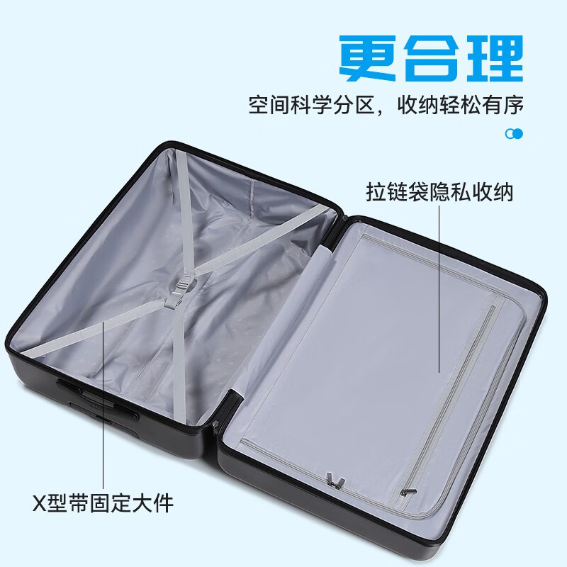 90 points seven-bar Rhine suitcase, large-capacity universal wheel trolley case, boardable suitcase for men and women traveling abroad, titanium gray 26 inches (required to be checked)