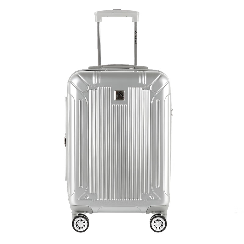 Diplomat diplomat suitcase 20-inch expansion layer trolley case men's suitcase boarding password box women's TC-6012 silver