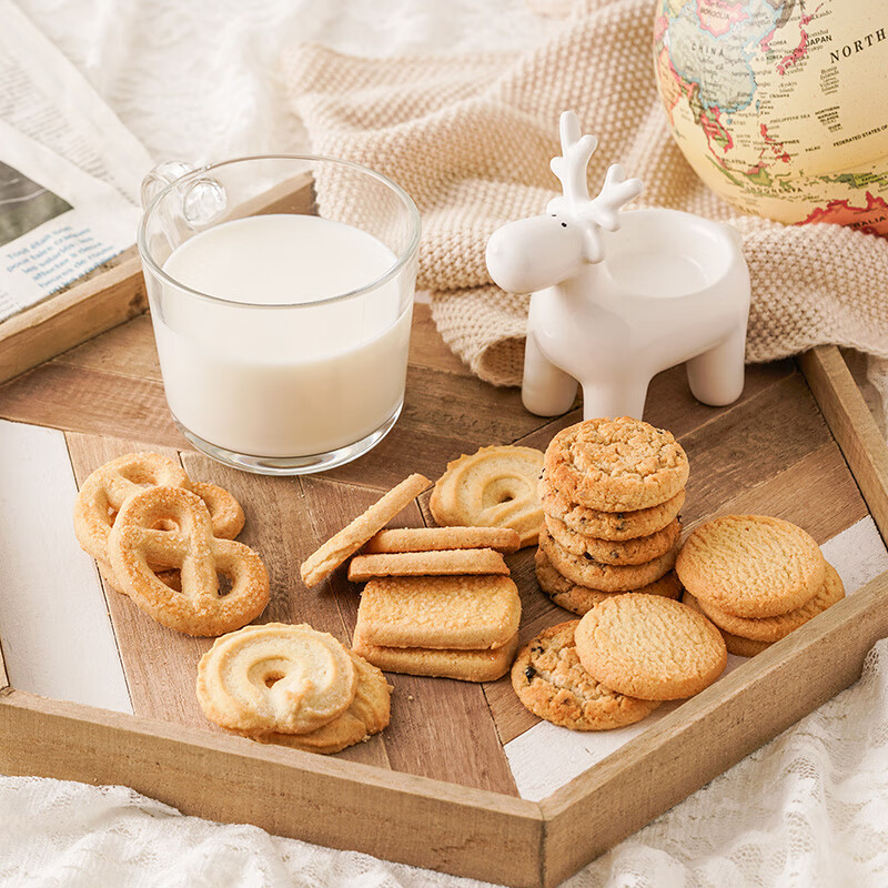 Crown (danisa) cookies 908g New Year's gifts, Spring Festival gifts, New Year's gifts, casual snacks (without gift bag)