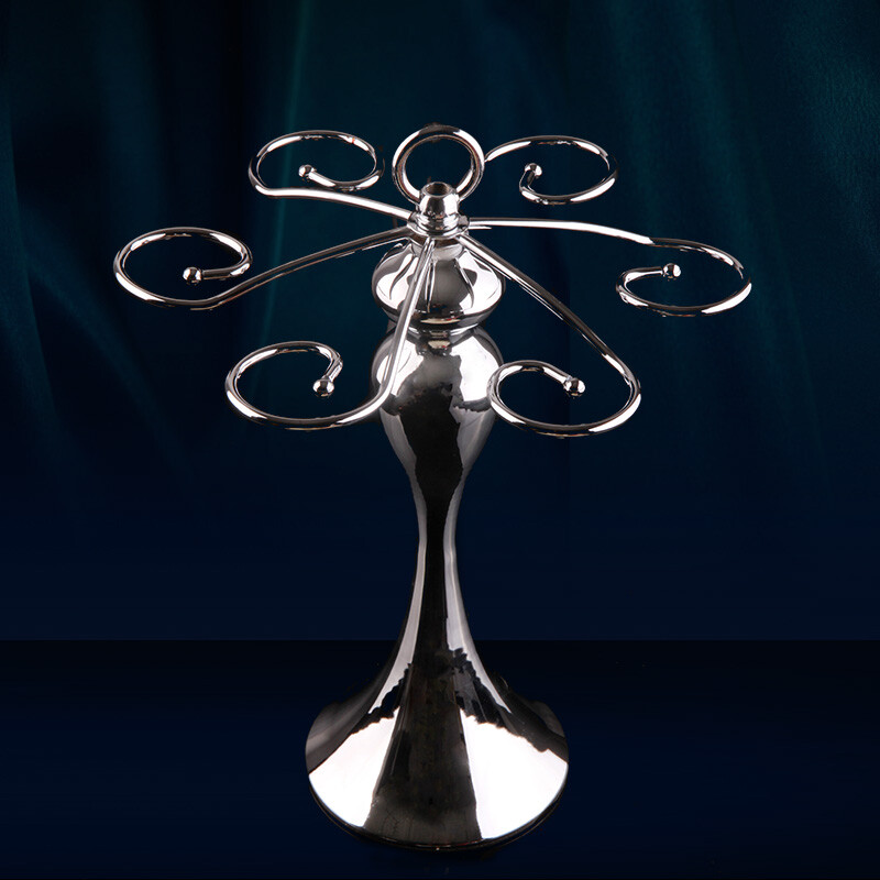 Flevinz European metal cup holder upside down cup holder burgundy wine glass goblet special bar home red wine glass cup holder