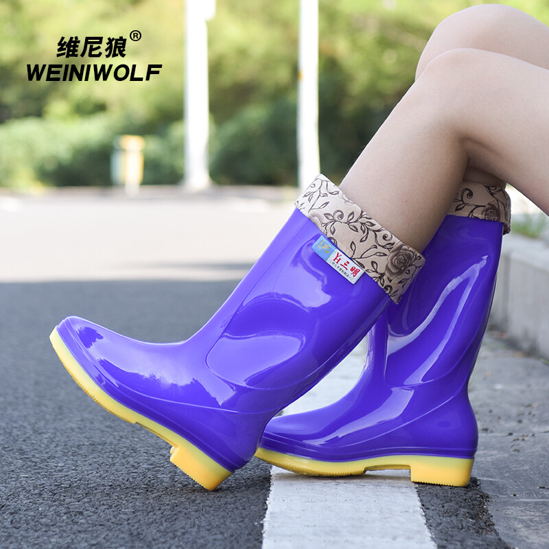 plus size rubber boots