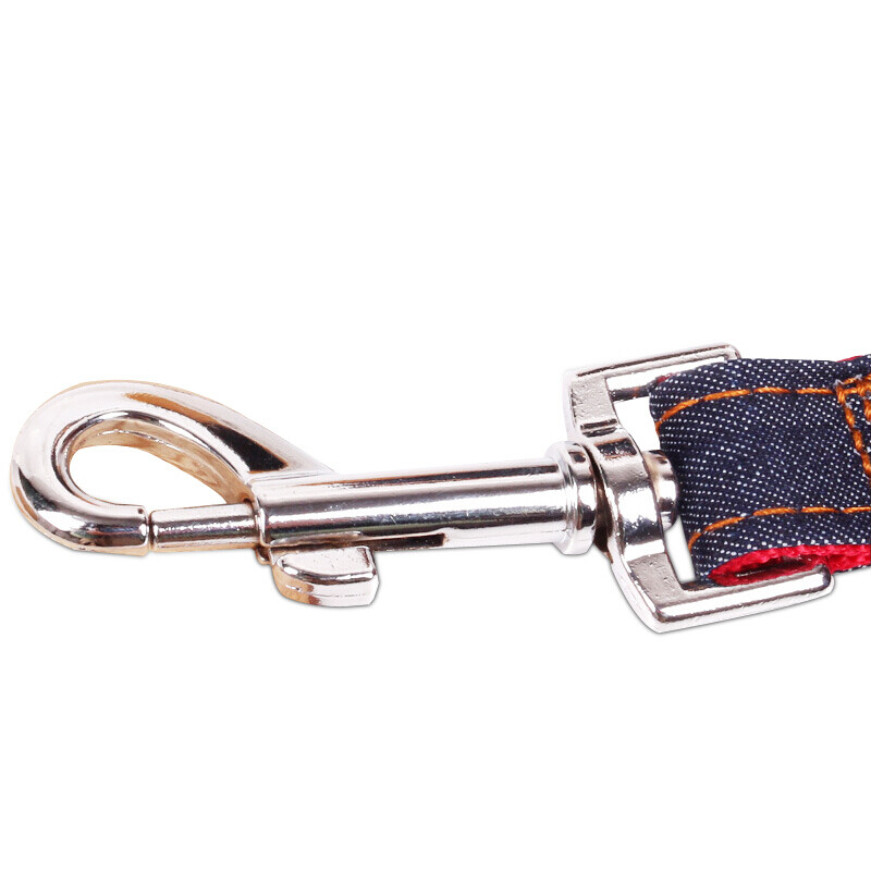 Hanhan Paradise Dog Chain Dog Rope Small and Medium-sized Dog Pet Dog Leash Strap Dog Walking Teddy Border Collie Chain Denim Leash M