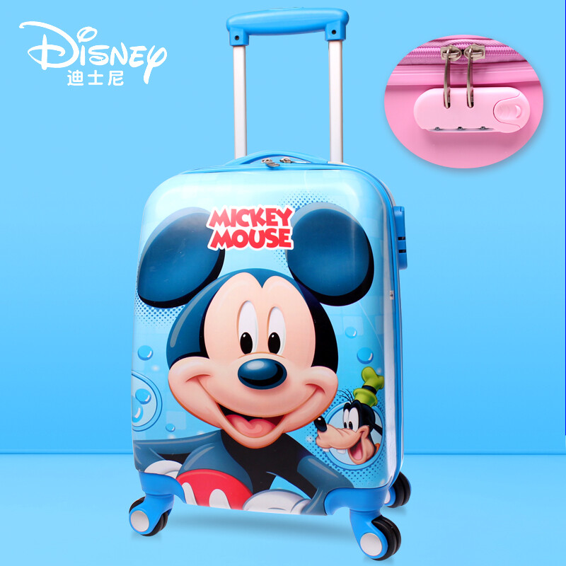 Yitongxiang Disney children's sit-down trolley case Elsa Princess suitcase universal wheel travel boarding case for boys and girls 16-inch new ice and snow pink zipper