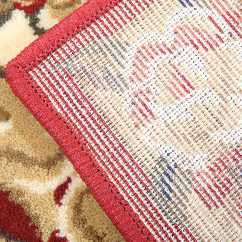 Liyang Carpet Purely handmade three-dimensional cut high-density thickened living room carpet Large bedroom bedside blanket European sofa coffee table blanket LY-55R wine red 1.6 meters x 2.3 meters