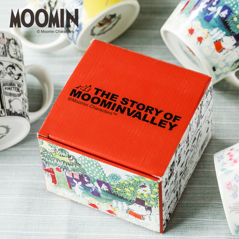 Taoquju Finnish Moomin Moomin mug coffee cup Japanese imported ceramic cup cartoon water cup cute drinking water A4 Moomin Valley
