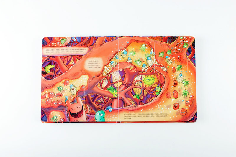 The Adventures of Tiny Bacteria in the Human Body, Popular Science Readings on Physical Medicine, 3-6 Years Old, Lang Hua Duo