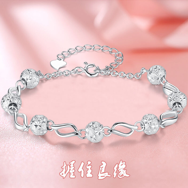 Hao Supreme Silver Jewelry Holding The Edge 925 Bracelet Hao Supreme Silver Jewelry Holding The Edge 925 Bracelet Female Students Korean Version